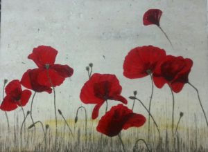 poppies red